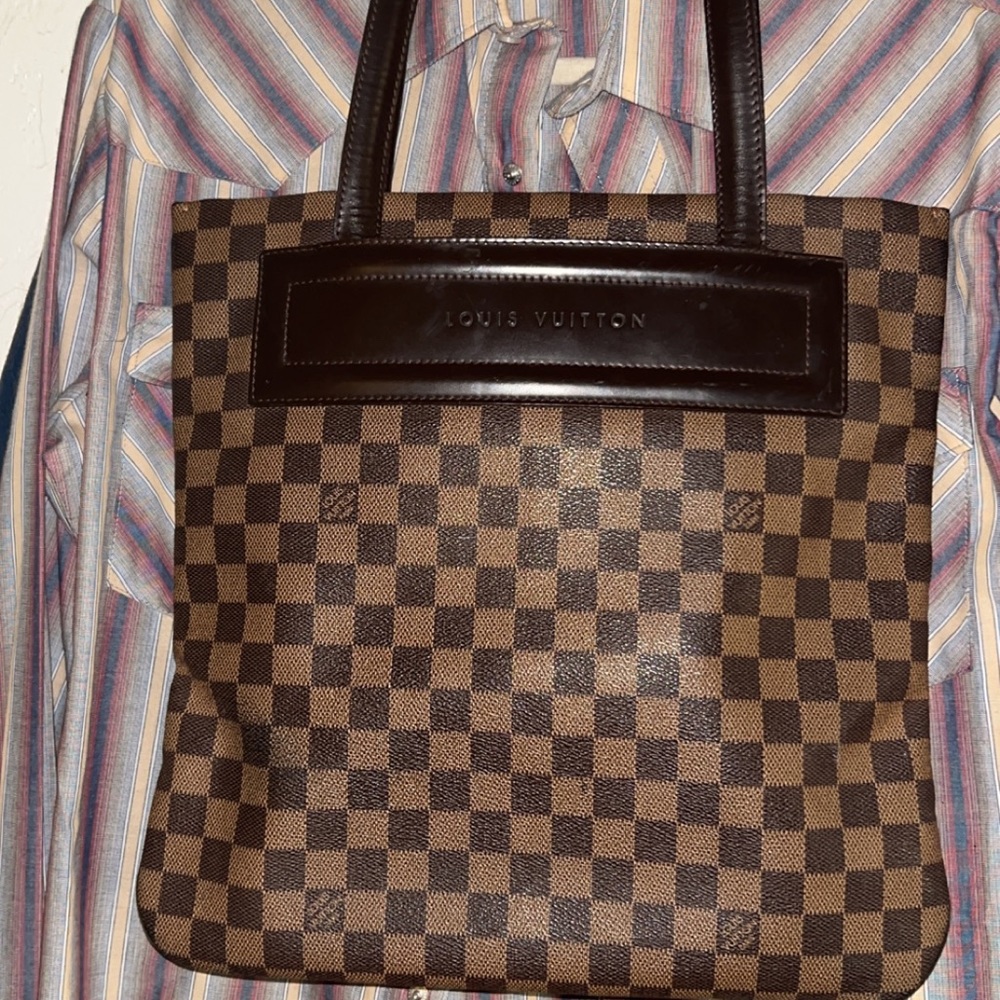 Louis Vuitton Damier Ebene Clifton Slim Tote Bag